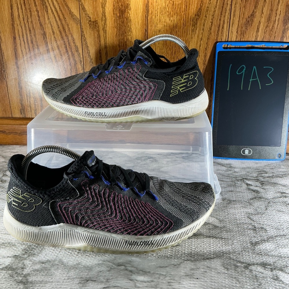 New Balance FuelCell Rebel Running Shoes Knit Athletic Sneakers Black Pink Women